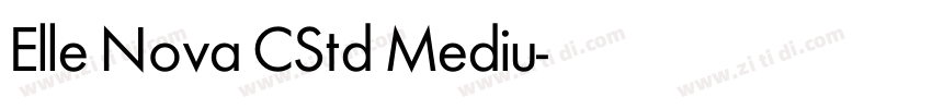 Elle Nova CStd Mediu字体转换